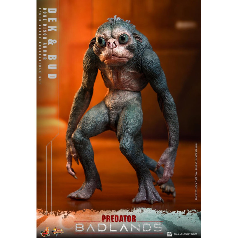 Hot Toys - Predator: Badlands - Dek (Armadura Bisonte de Hueso) y Bud MMS 1/6