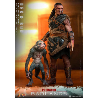 Hot Toys - Predator: Badlands - Dek (Armadura Bisonte de Hueso) y Bud MMS 1/6