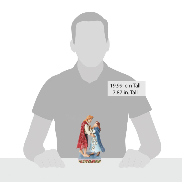Enesco Disney Tradiciones de Jim Shore - Bella y su príncipe - La Bella y la Bestia