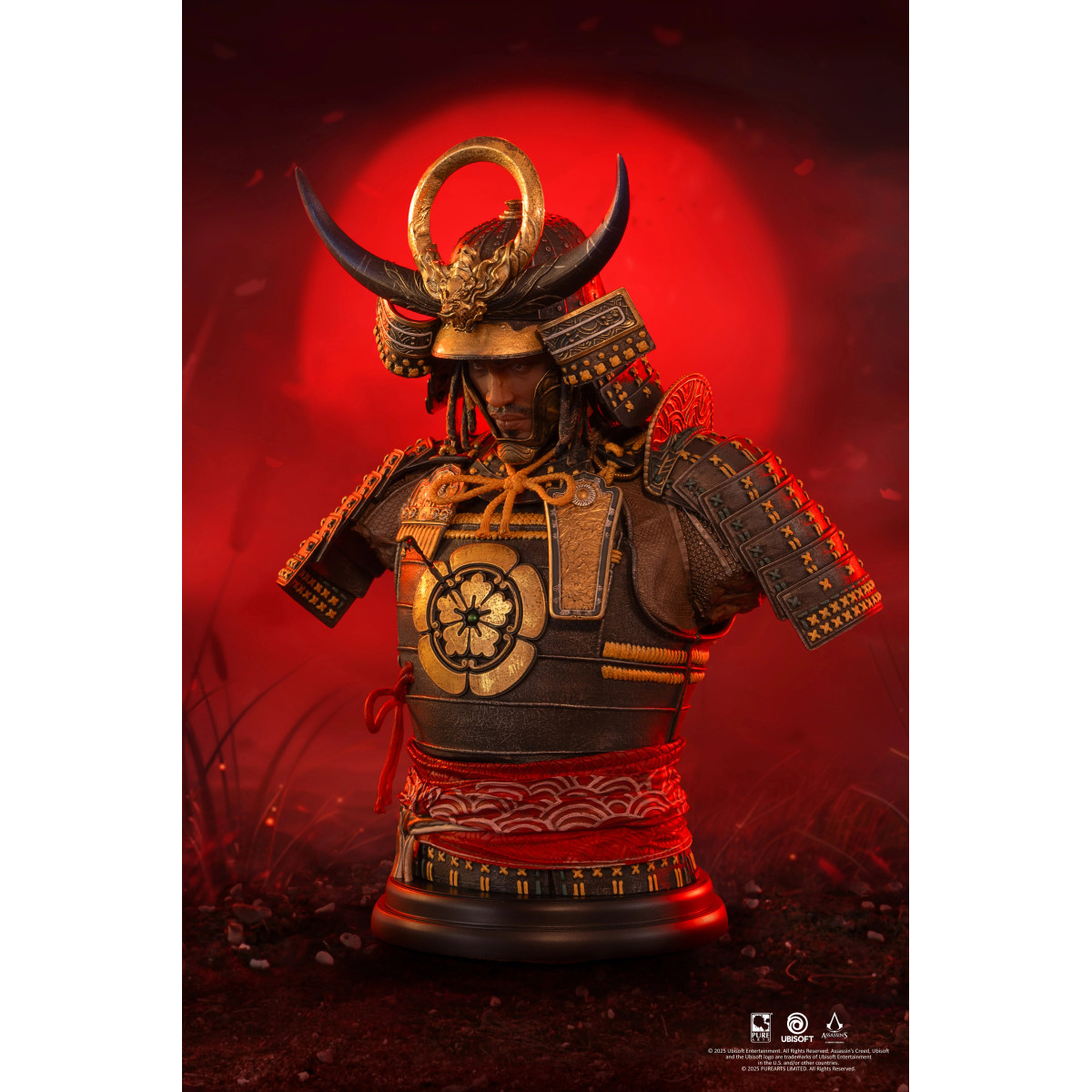 Pure Arts - Busto de Yasuke a escala 1/4 - Assassin's Creed Shadows