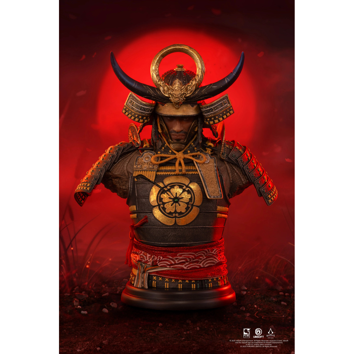 Pure Arts - Busto de Yasuke a escala 1/4 - Assassin's Creed Shadows