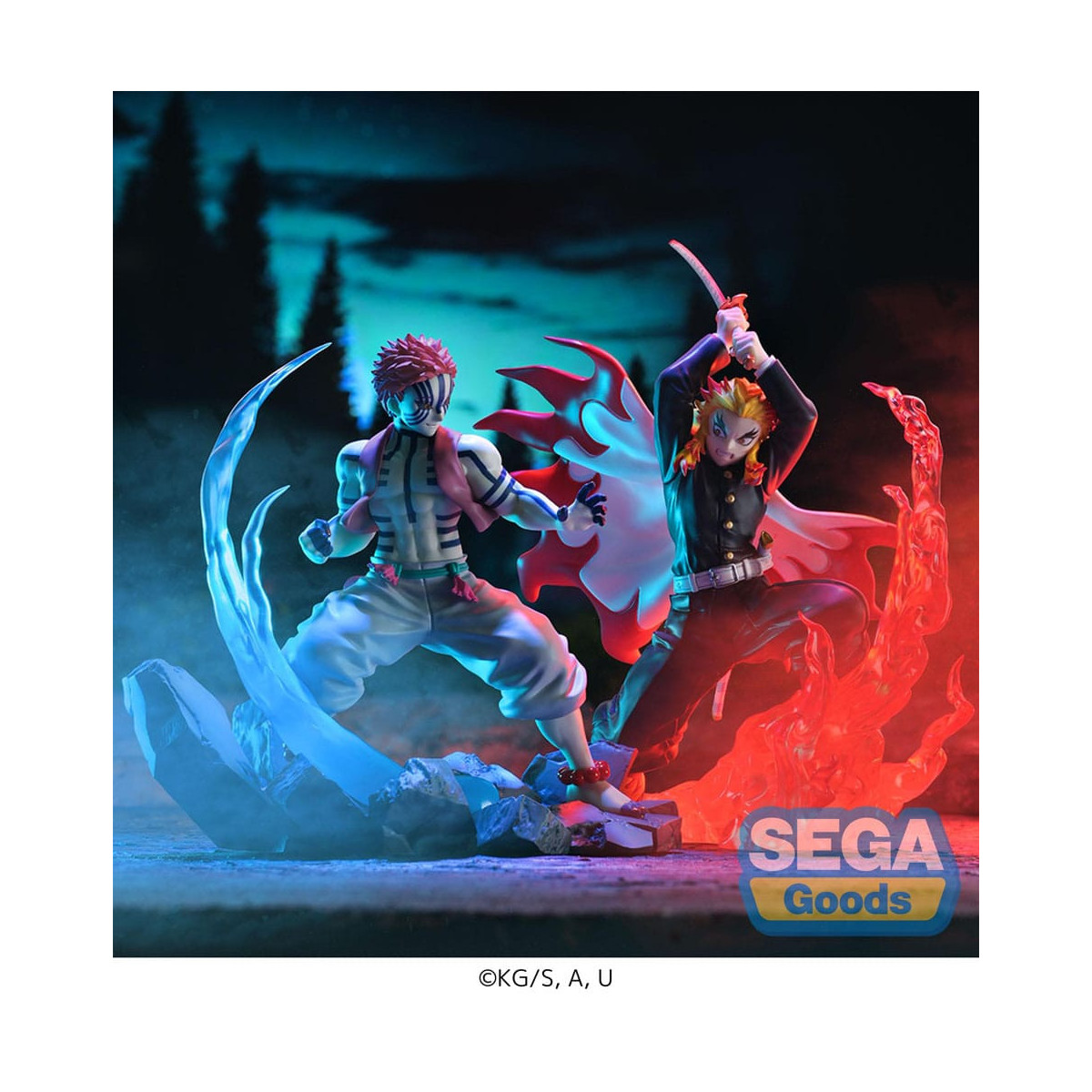 SEGA Goods - Xross Link Anime Akaza - Guardianes de la Noche (Kimetsu no Yaiba): Kimetsu no Yaiba