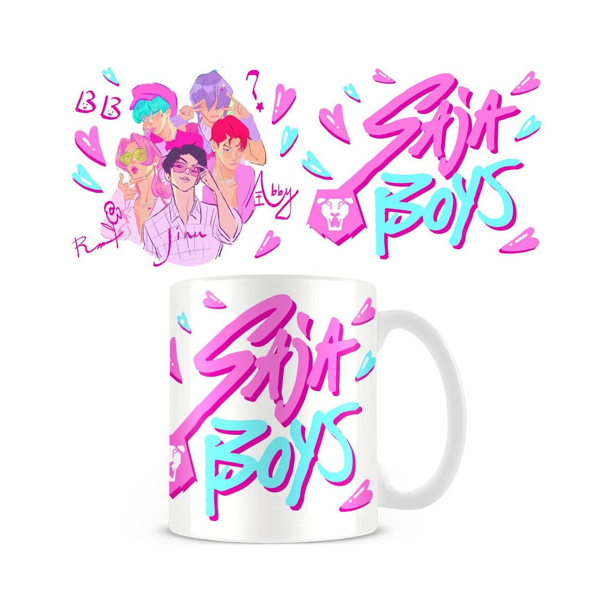 Pyramid - KPop Cazadores de Demonios - Taza Derpy & Sussie 320ml