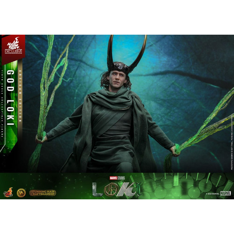 Hot toys - Dios Loki Edición Artesanal 1/6 - Hot Toys Exclusivo