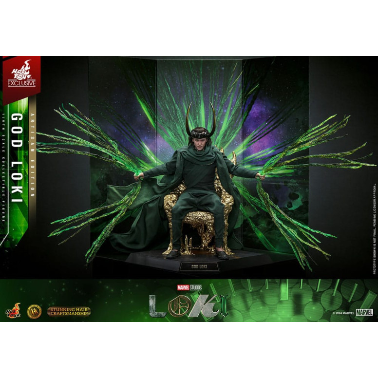Hot toys - Dios Loki Edición Artesanal 1/6 - Hot Toys Exclusivo