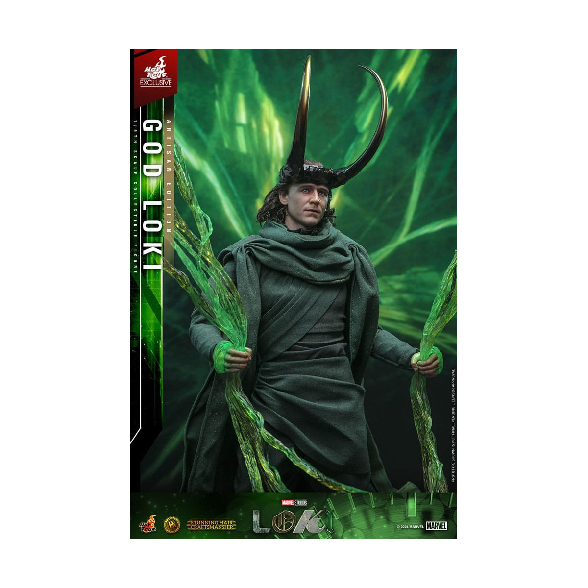 Hot toys - Dios Loki Edición Artesanal 1/6 - Hot Toys Exclusivo