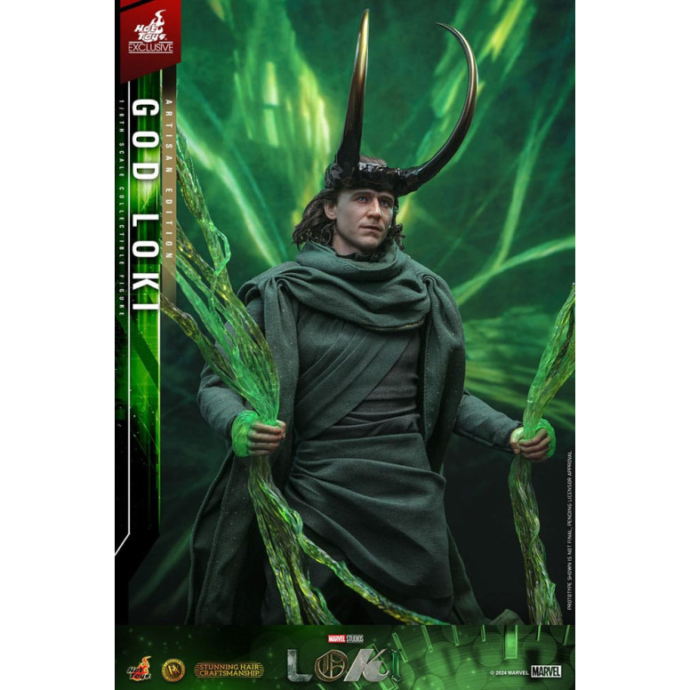 Hot toys - Dios Loki Edición Artesanal 1/6 - Hot Toys Exclusivo