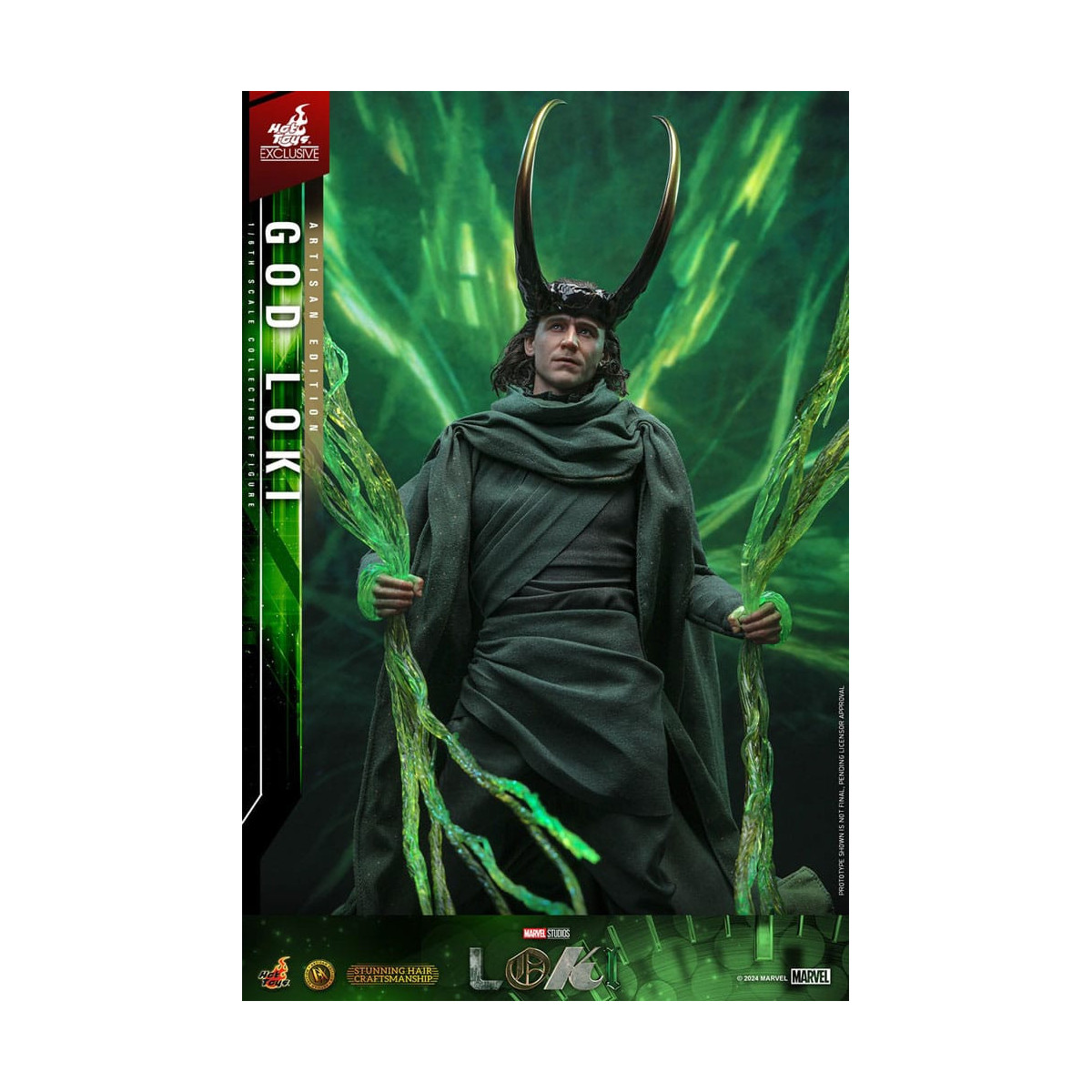 Hot toys - Dios Loki Edición Artesanal 1/6 - Hot Toys Exclusivo