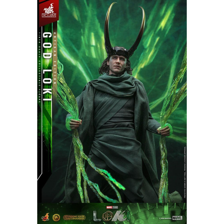 Hot toys - Dios Loki Edición Artesanal 1/6 - Hot Toys Exclusivo