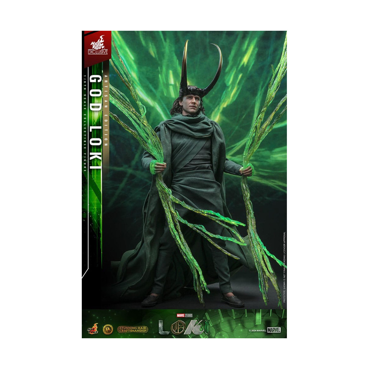 Hot toys - Dios Loki Edición Artesanal 1/6 - Hot Toys Exclusivo