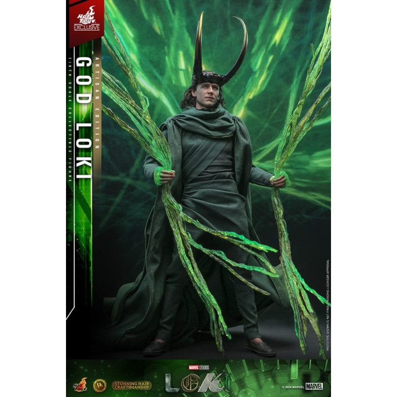 Hot toys - Dios Loki Edición Artesanal 1/6 - Hot Toys Exclusivo