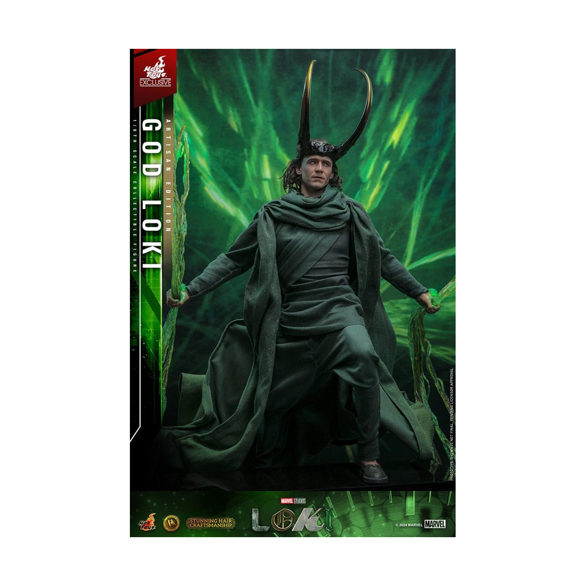 Hot toys - Dios Loki Edición Artesanal 1/6 - Hot Toys Exclusivo