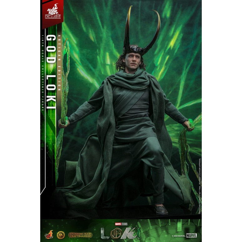 Hot toys - Dios Loki Edición Artesanal 1/6 - Hot Toys Exclusivo