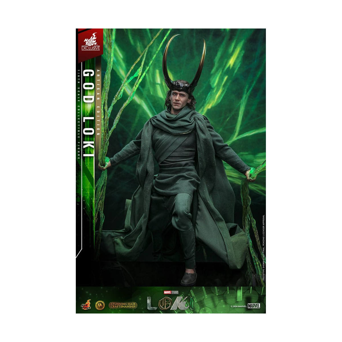 Hot toys - Dios Loki Edición Artesanal 1/6 - Hot Toys Exclusivo
