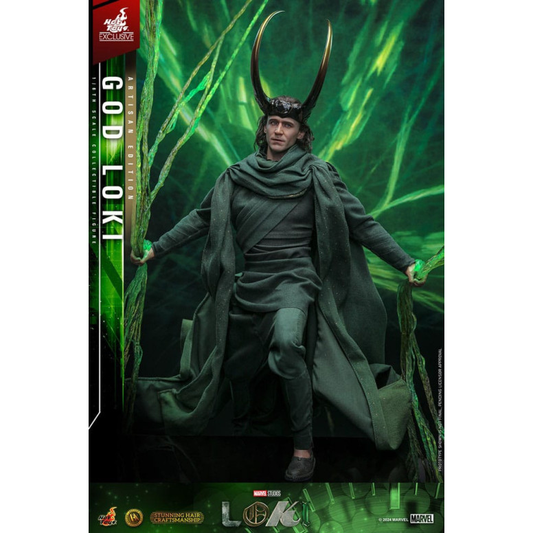 Hot toys - Dios Loki Edición Artesanal 1/6 - Hot Toys Exclusivo