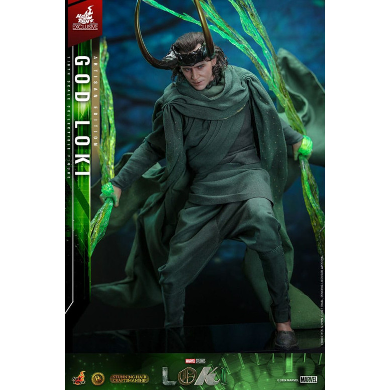 Hot toys - Dios Loki Edición Artesanal 1/6 - Hot Toys Exclusivo