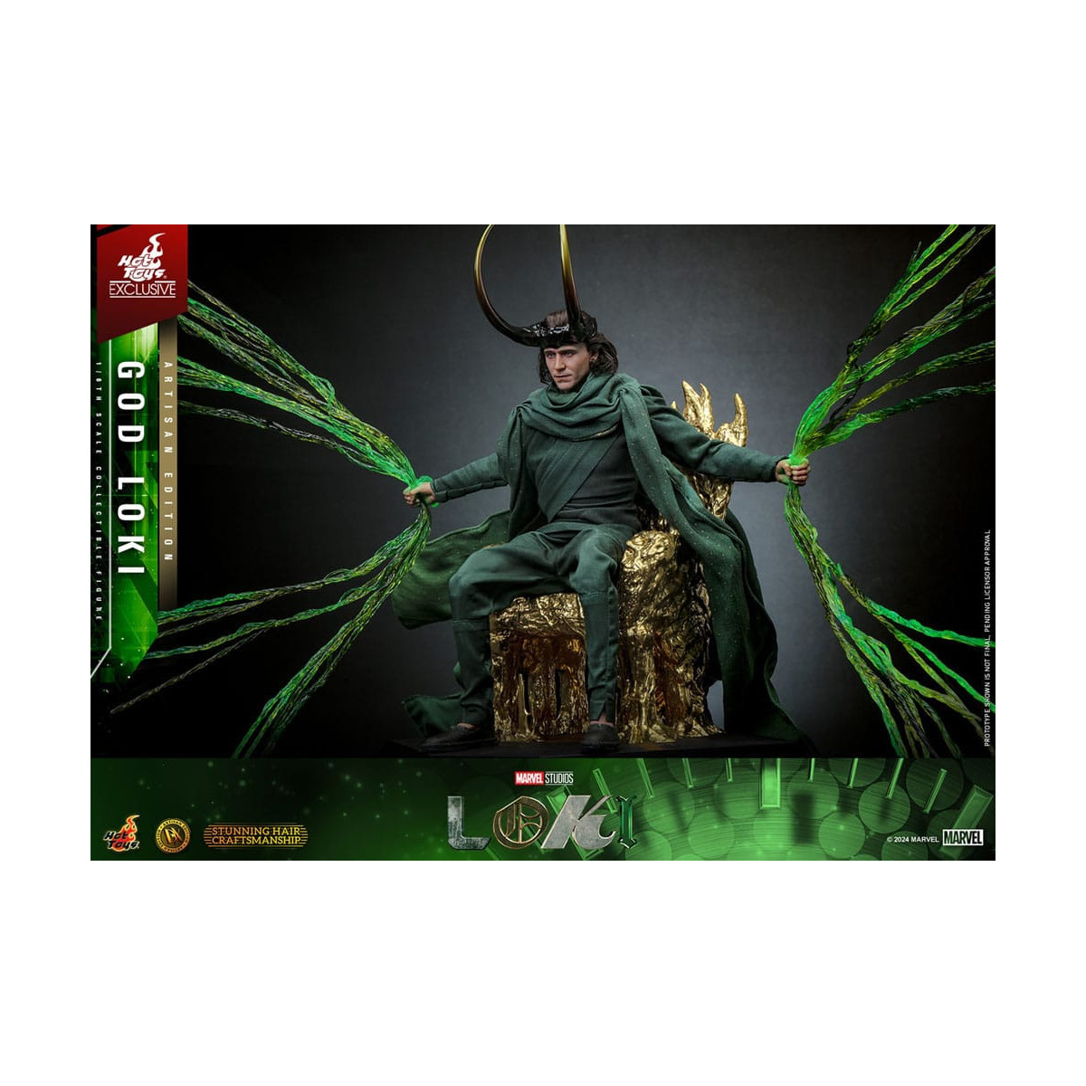 Hot toys - Dios Loki Edición Artesanal 1/6 - Hot Toys Exclusivo
