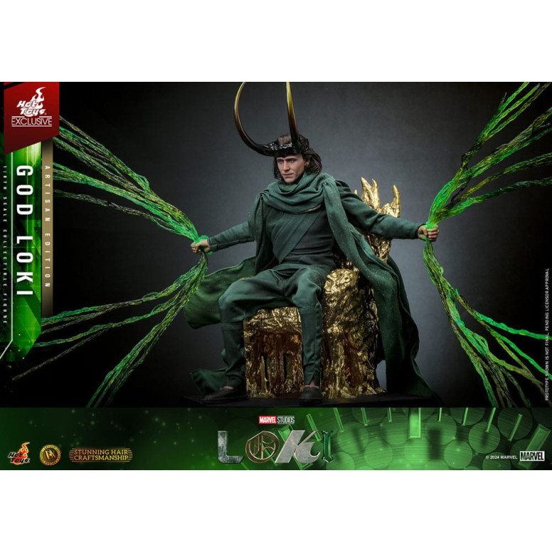 Hot toys - Dios Loki Edición Artesanal 1/6 - Hot Toys Exclusivo
