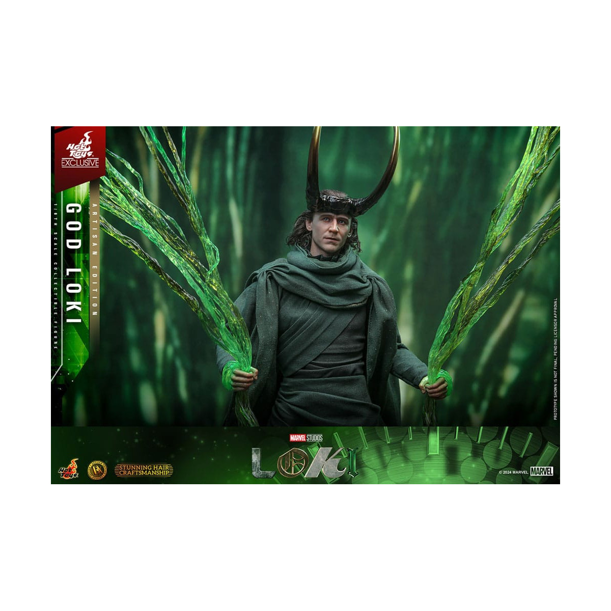 Hot toys - Dios Loki Edición Artesanal 1/6 - Hot Toys Exclusivo