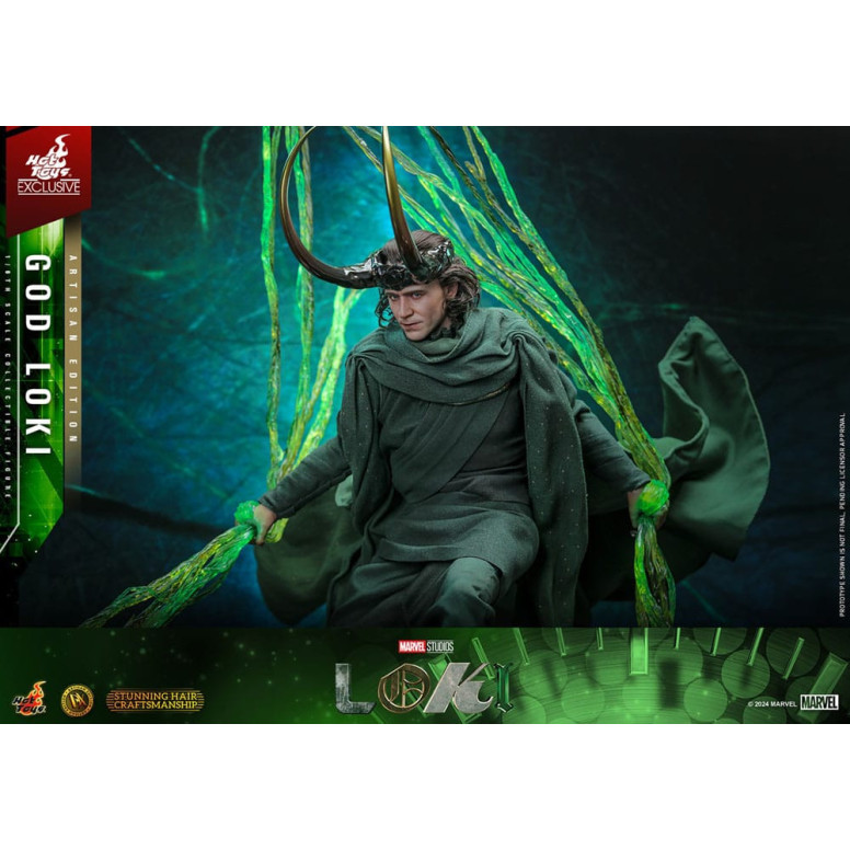 Hot toys - Dios Loki Edición Artesanal 1/6 - Hot Toys Exclusivo