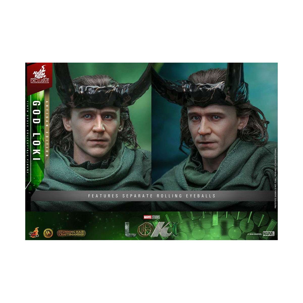 Hot toys - Dios Loki Edición Artesanal 1/6 - Hot Toys Exclusivo