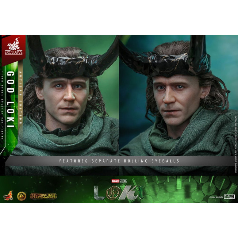Hot toys - Dios Loki Edición Artesanal 1/6 - Hot Toys Exclusivo