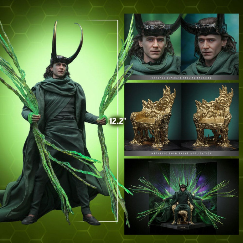 Hot toys - Dios Loki Edición Artesanal 1/6 - Hot Toys Exclusivo