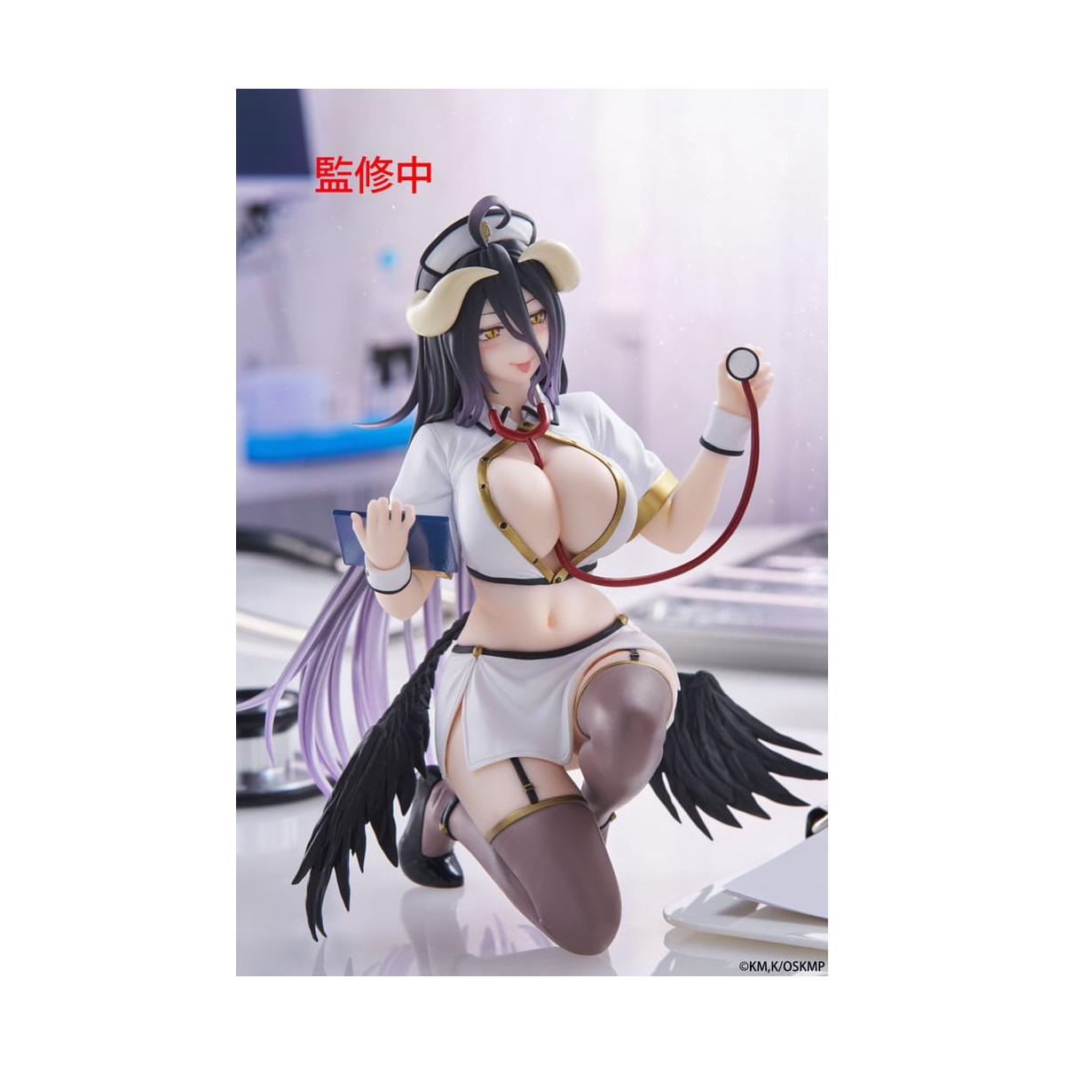 Taito - Sobremesa Lindo Figura Albedo Enfermera Versión Renovación - Overlord