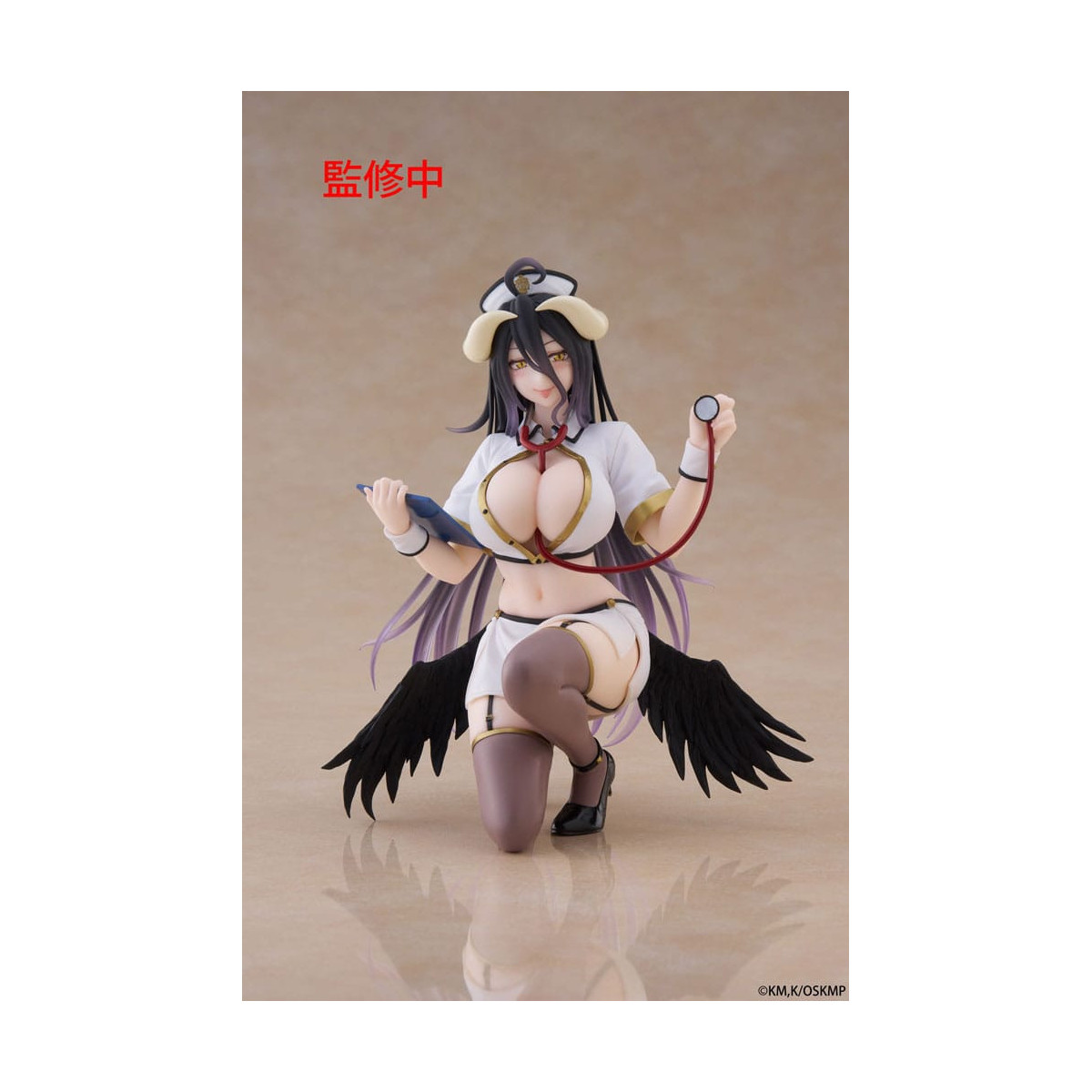 Taito - Sobremesa Lindo Figura Albedo Enfermera Versión Renovación - Overlord