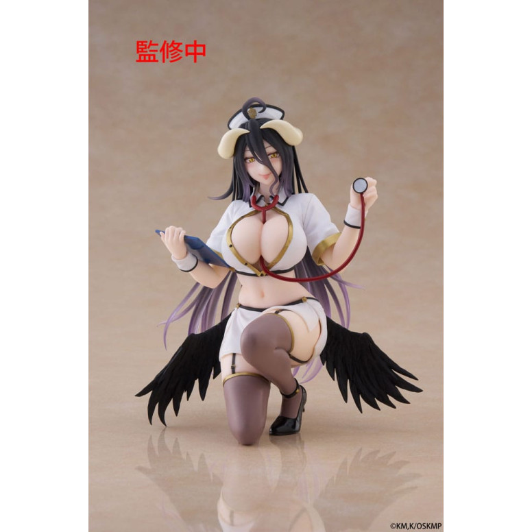 Taito - Sobremesa Lindo Figura Albedo Enfermera Versión Renovación - Overlord
