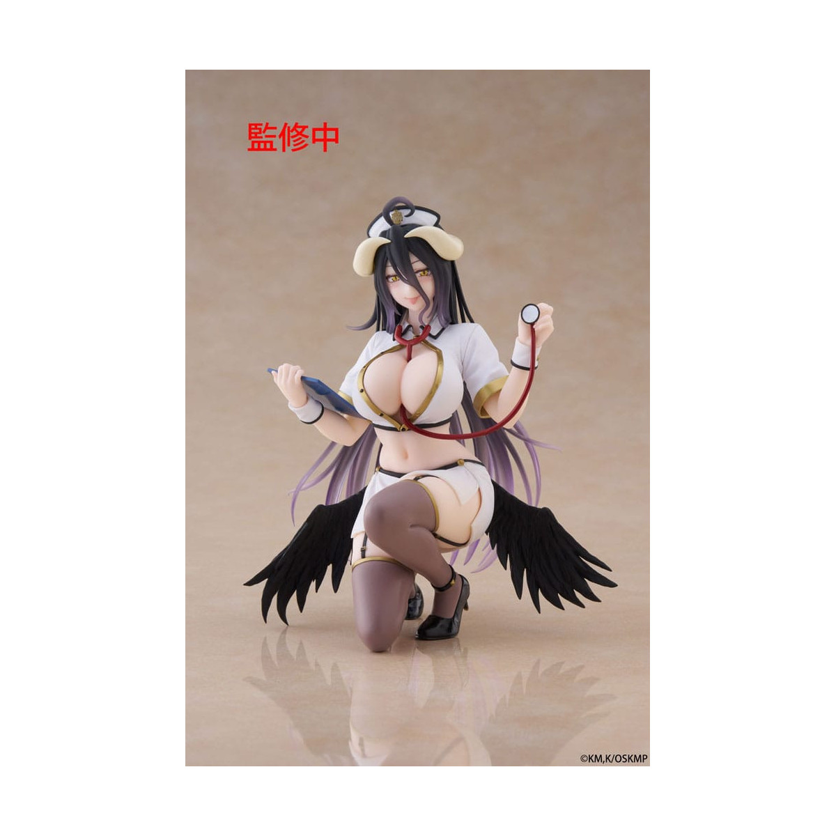 Taito - Sobremesa Lindo Figura Albedo Enfermera Versión Renovación - Overlord