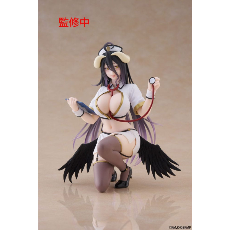 Taito - Sobremesa Lindo Figura Albedo Enfermera Versión Renovación - Overlord
