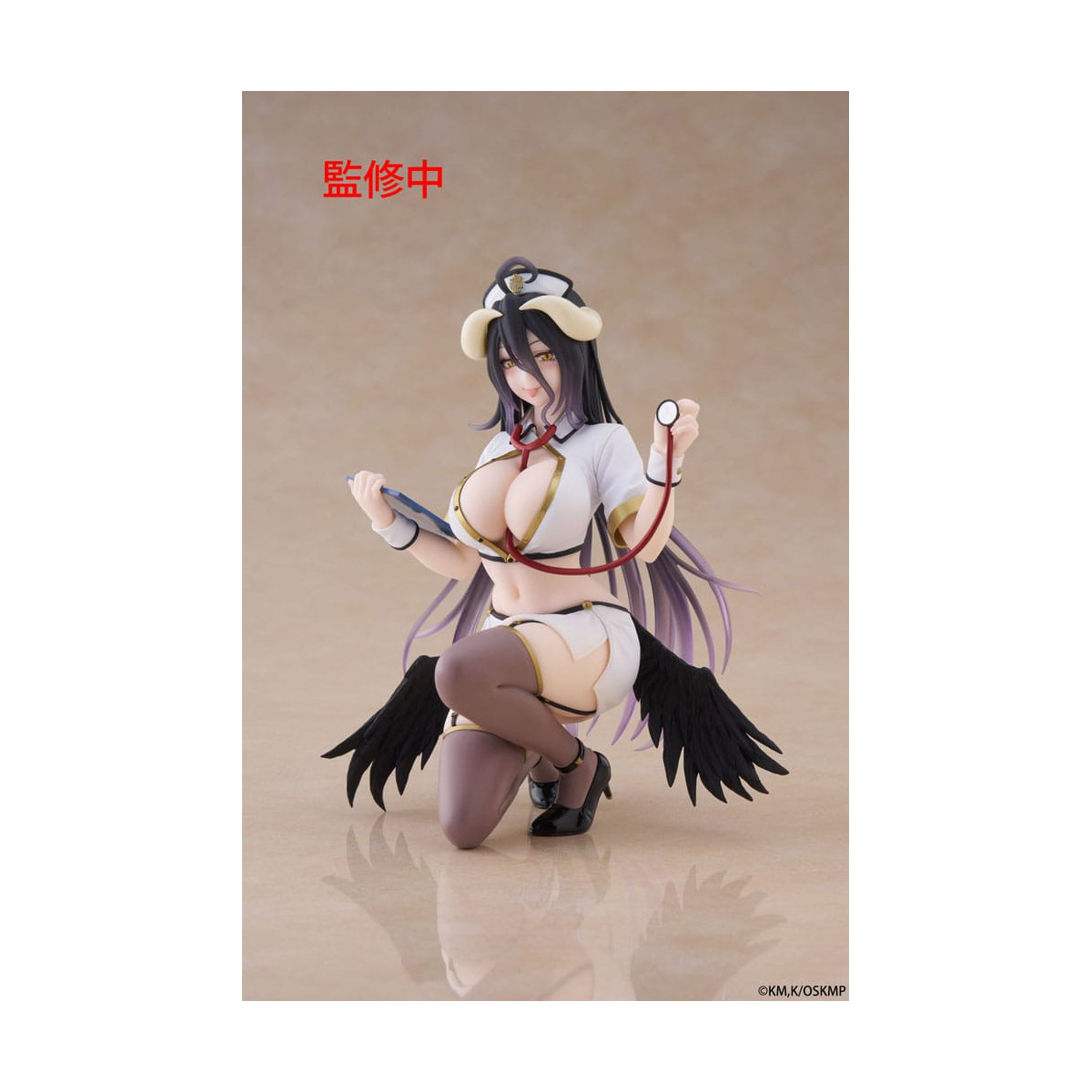 Taito - Sobremesa Lindo Figura Albedo Enfermera Versión Renovación - Overlord