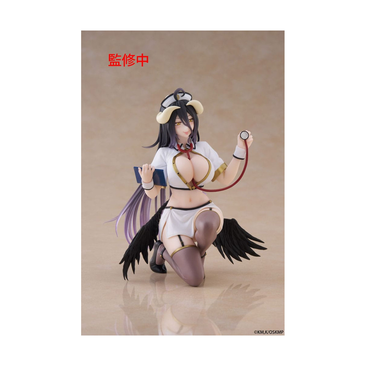 Taito - Sobremesa Lindo Figura Albedo Enfermera Versión Renovación - Overlord