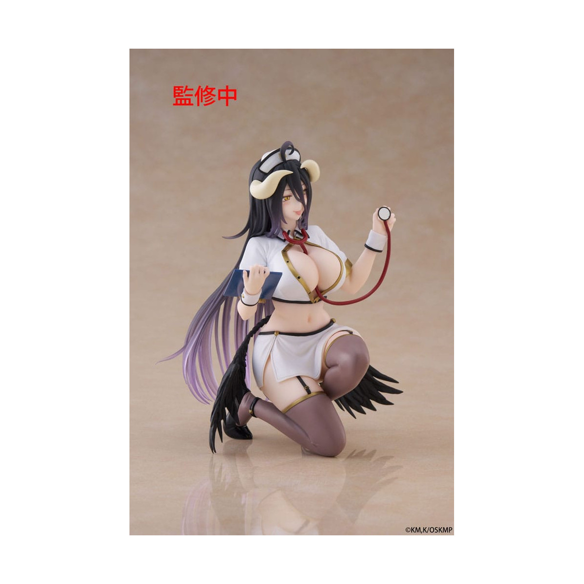 Taito - Sobremesa Lindo Figura Albedo Enfermera Versión Renovación - Overlord