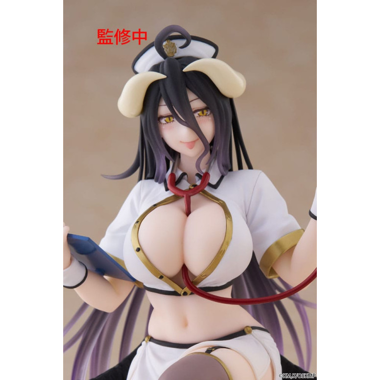 Taito - Sobremesa Lindo Figura Albedo Enfermera Versión Renovación - Overlord