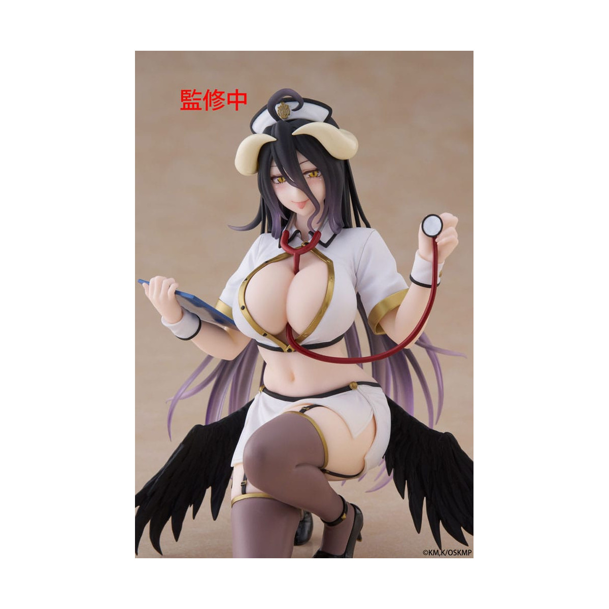 Taito - Sobremesa Lindo Figura Albedo Enfermera Versión Renovación - Overlord