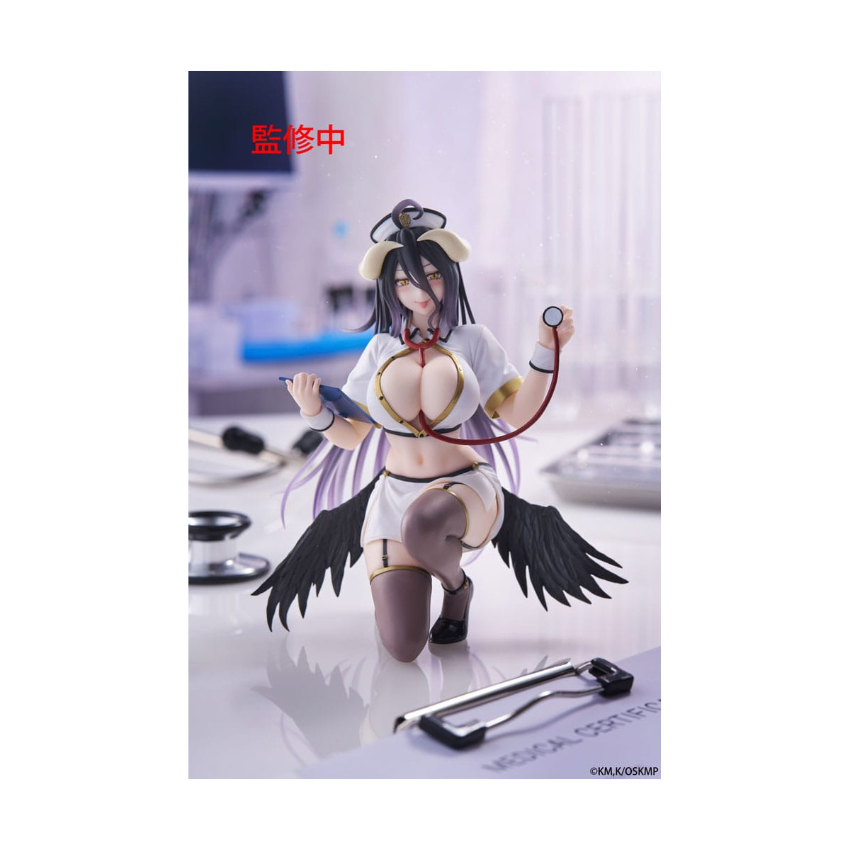 Taito - Sobremesa Lindo Figura Albedo Enfermera Versión Renovación - Overlord