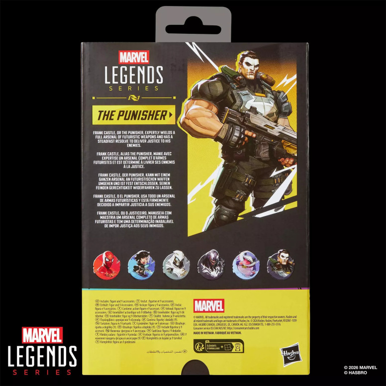 Hasbro Marvel Legends Serie Gamerverse - The Punisher - Marvel Rivals