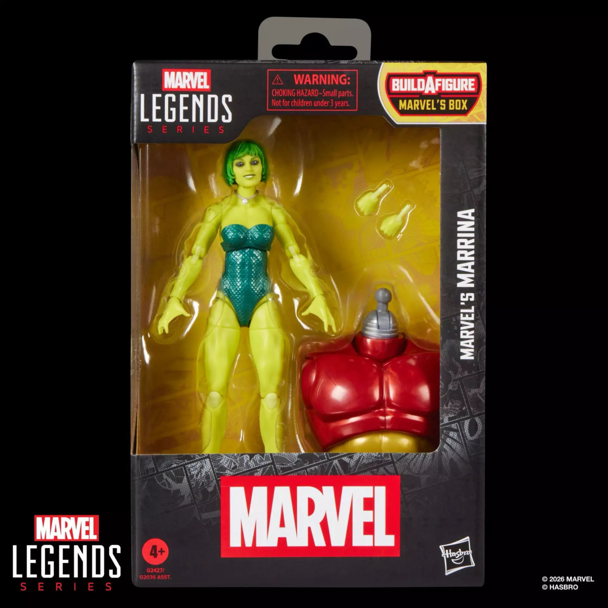 Marvel Legends - Marrina - Caja BAF