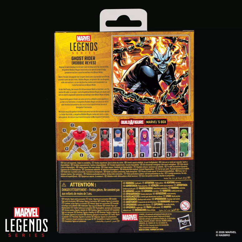Marvel Legends - Ghost Rider (Robbie Reyes) - Caja BAF