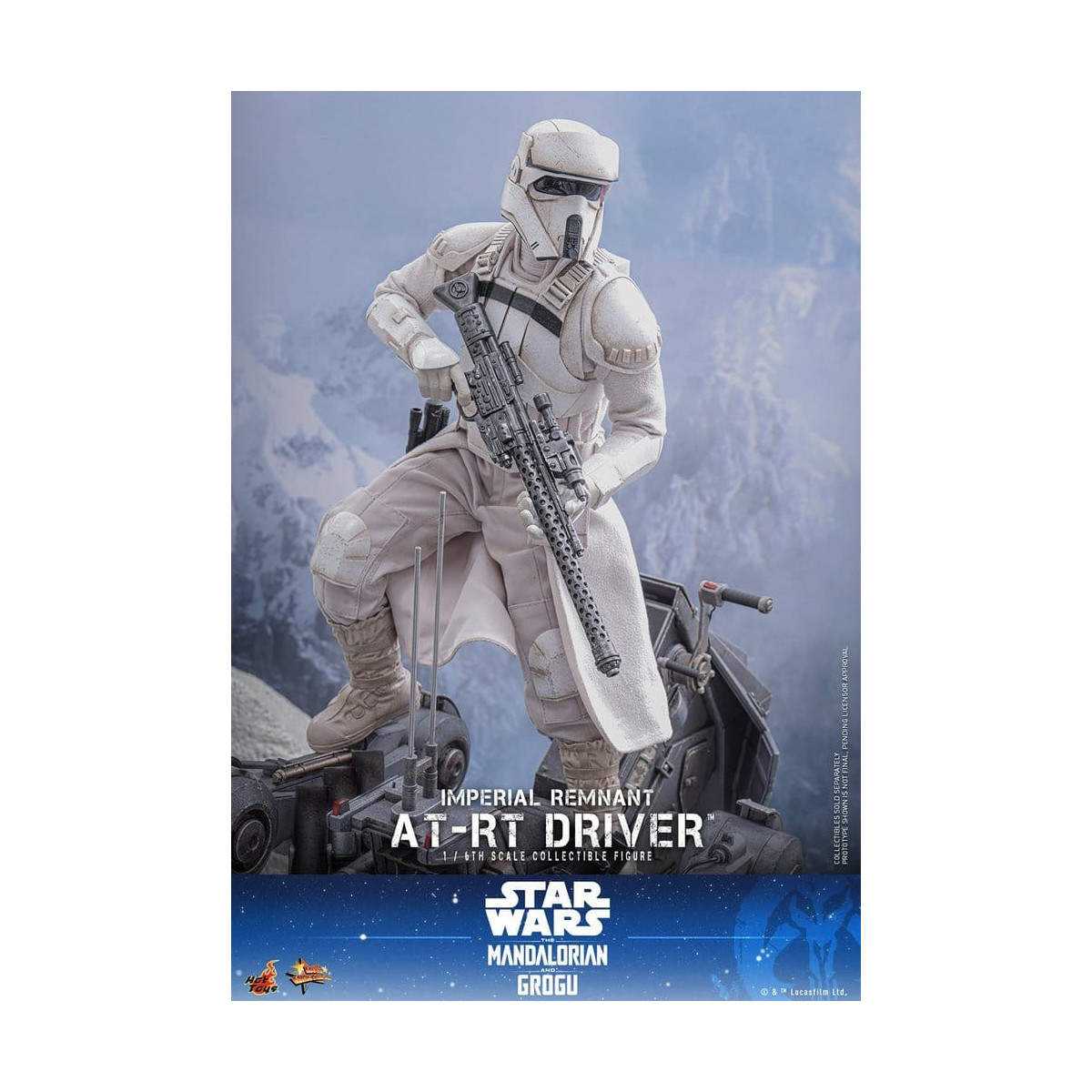 Hot Toys Star Wars - Conductor de AT-RT Remnant MMS 1/6 - Star Wars: The Mandalorian & Grogu
