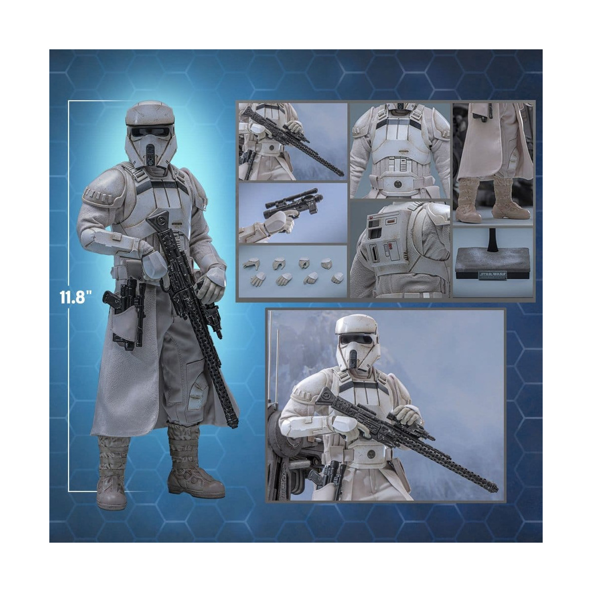 Hot Toys Star Wars - Conductor de AT-RT Remnant MMS 1/6 - Star Wars: The Mandalorian & Grogu