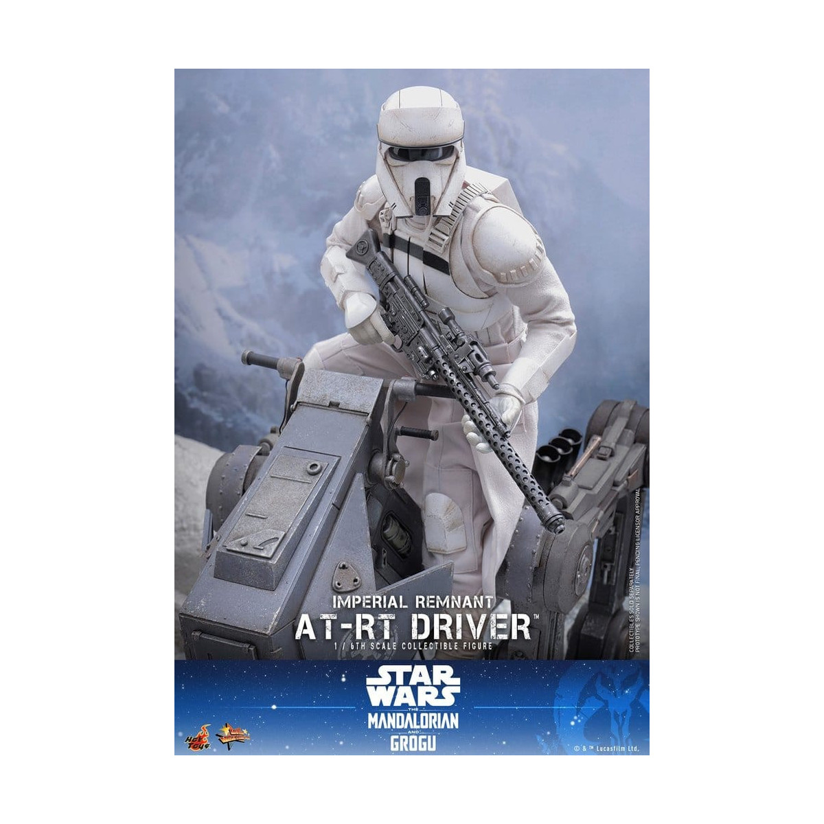 Hot Toys Star Wars - Conductor de AT-RT Remnant MMS 1/6 - Star Wars: The Mandalorian & Grogu