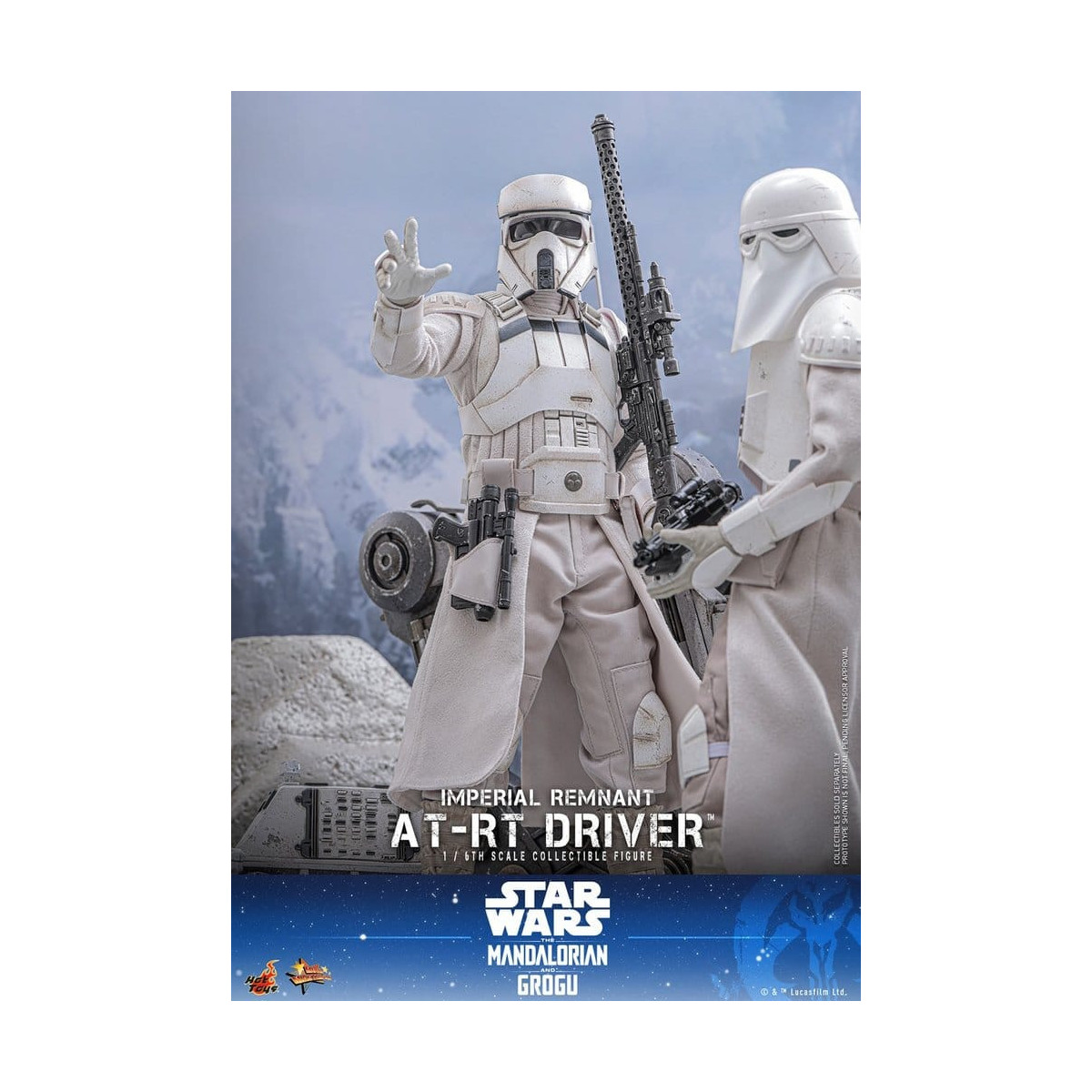 Hot Toys Star Wars - Conductor de AT-RT Remnant MMS 1/6 - Star Wars: The Mandalorian & Grogu