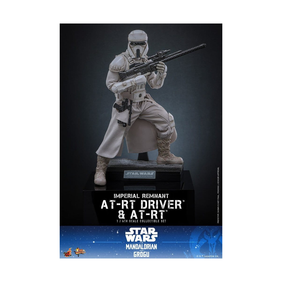 Hot Toys Star Wars - Conductor de AT-RT Remnant MMS 1/6 - Star Wars: The Mandalorian & Grogu