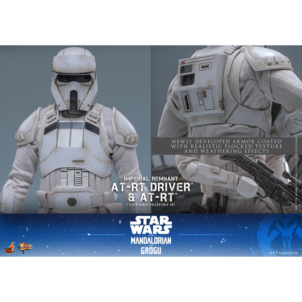 Hot Toys Star Wars - Imperial Remnant AT-RT Driver & AT-RT 60 MMS 1/6 - Star Wars: The Mandalorian & Grogu