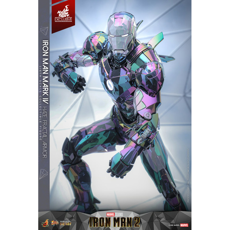 Hot Toys Iron Man 2 - Iron Man Mark IV (Haze Fractal Armor) Die Cast Hot Toys Exclusive MMS 1/6