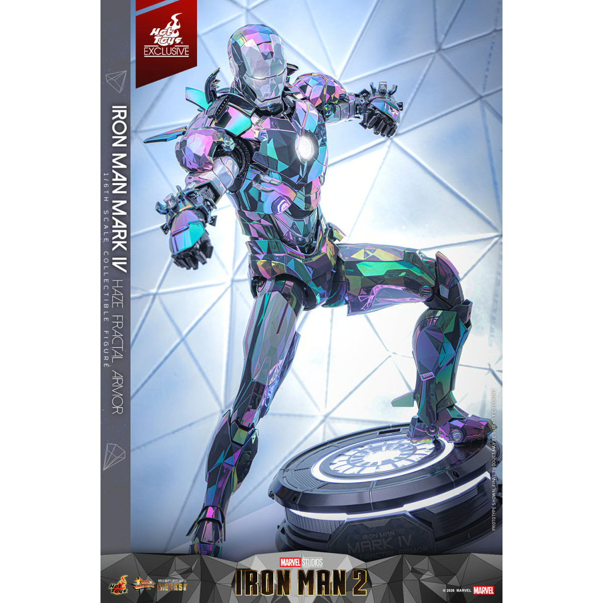 Hot Toys Iron Man 2 - Iron Man Mark IV (Haze Fractal Armor) Die Cast Hot Toys Exclusive MMS 1/6