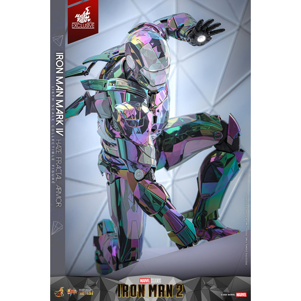 Hot Toys Iron Man 2 - Iron Man Mark IV (Haze Fractal Armor) Die Cast Hot Toys Exclusive MMS 1/6